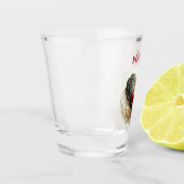 Lieveheersbeestje Hartblad Shot Glas (Links)