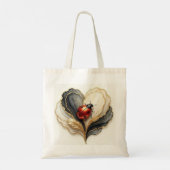 Lieveheersbeestje Hartblad Tote Bag (Achterkant)