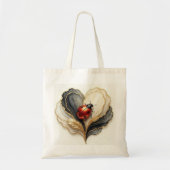 Lieveheersbeestje Hartblad Tote Bag (Voorkant)