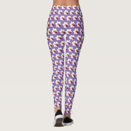 Lieveheersbeestje harten en bloemen legging met ei