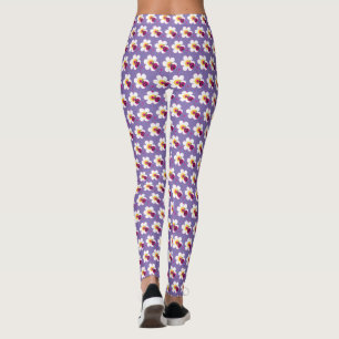 Lieveheersbeestje harten en bloemen legging met ei