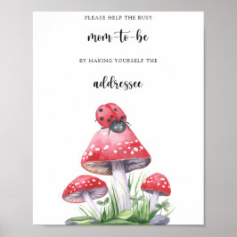 Lieveheersbeestje - Help de bezige aanstaande moed Poster