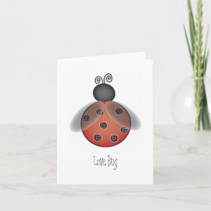 Lieveheersbeestje, het Insect van de Liefde Kaart