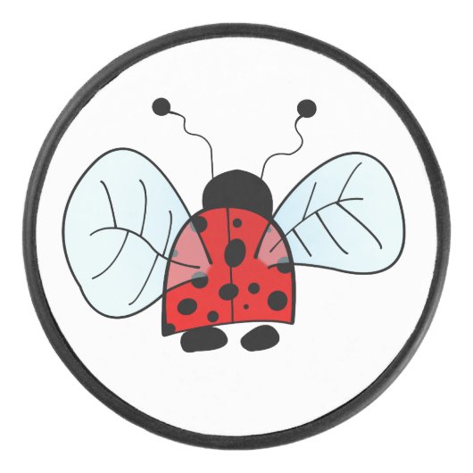 Lieveheersbeestje Hockey Puck (Voorkant)