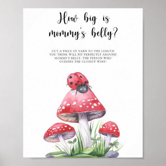 Lieveheersbeestje - hoe groot is mama's buik spel poster (Voorkant)
