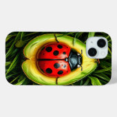 Lieveheersbeestje in Avocado Vrucht Esthetisch Voe Case-Mate iPhone Case (Achterkant (horizontaal))
