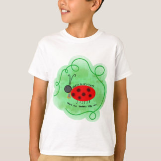 Lieveheersbeestje in het Jiddisch T-shirt