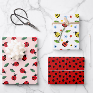 Lieveheersbeestje Inpakpapier, Insect Cadeauverpak Inpakpapier Vel