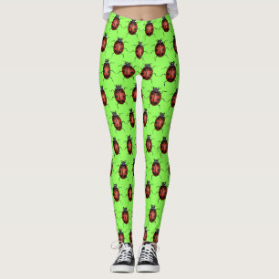 Lieveheersbeestje insect ontwerp leggings