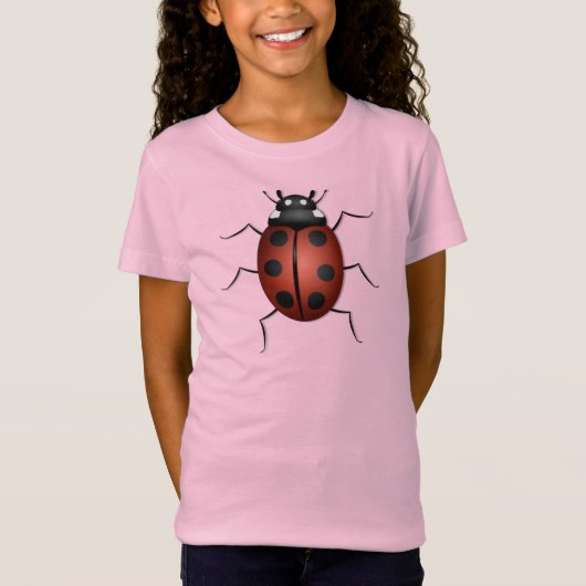 Lieveheersbeestje insect ontwerp t-shirt (Voorkant)