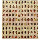 lieveheersbeestje insectenbeestje douchegordijn (Voorkant)