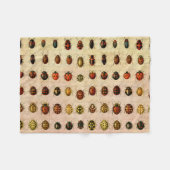 lieveheersbeestje insectenbeestje fleece deken (Voorkant (Horizontaal))