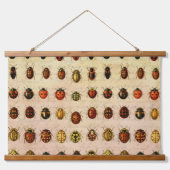 lieveheersbeestje insectenbeestje hangend wandkleed (Voorkant)