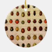 lieveheersbeestje insectenbeestje keramisch ornament (Achterkant)