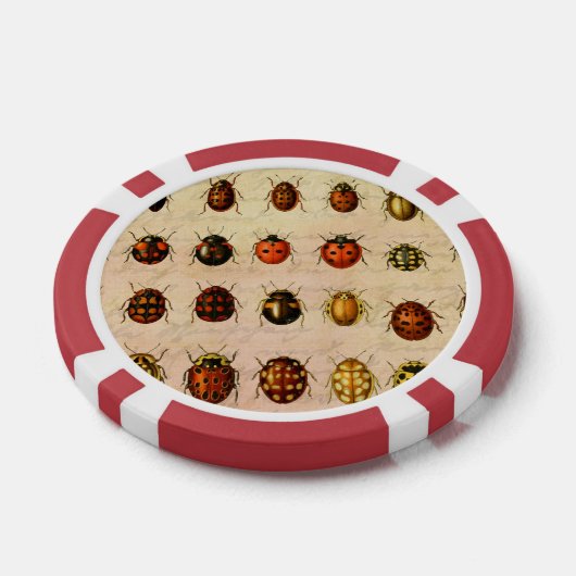 lieveheersbeestje insectenbeestje poker chips (Enkel)