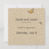 lieveheersbeestje insectenbeestje save the date (Achterkant)