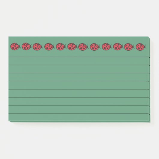 Lieveheersbeestje Jumbo Post It Notities Post-it® Notes (Voorkant)