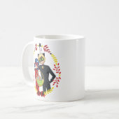 Lieveheersbeestje & kat Noir Paasmand Koffiemok (Voorkant links)