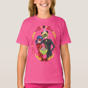 Lieveheersbeestje & kat Noir Paasmand T-shirt