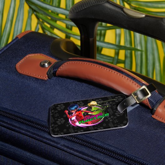 Lieveheersbeestje & kat Noir | Samen sterker Bagagelabel (Voorkant Insitu 3)