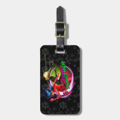 Lieveheersbeestje & kat Noir | Samen sterker Bagagelabel (Voorkant verticaal)