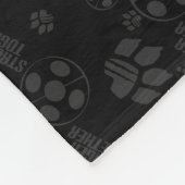 Lieveheersbeestje & kat Noir | Samen sterker Fleece Deken (Hoek)