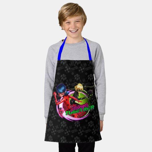 Lieveheersbeestje & kat Noir | Samen sterker Schort (Gedragen)