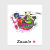 Lieveheersbeestje & kat Noir | Samen sterker Sticker (Vel)