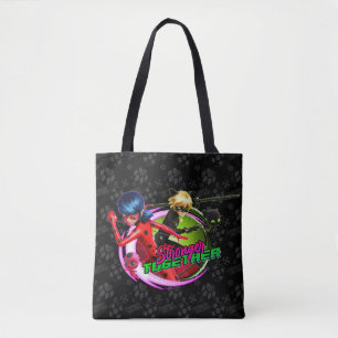 Lieveheersbeestje & kat Noir   Samen sterker Tote Bag