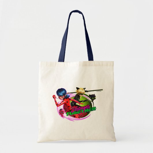 Lieveheersbeestje & kat Noir | Samen sterker Tote Bag (Voorkant)