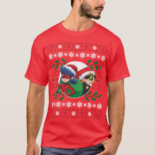 Lieveheersbeestje & kat Noir Vakantiefoto's T-shirt