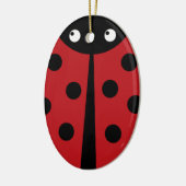 Lieveheersbeestje Keramisch Ornament (Links)