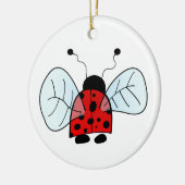 Lieveheersbeestje Keramisch Ornament (Links)
