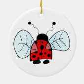Lieveheersbeestje Keramisch Ornament (Achterkant)