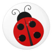 Lieveheersbeestje Keramische Knop (Voorkant)