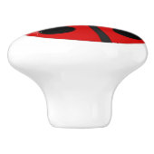 Lieveheersbeestje Keramische Knop (Zijkant)