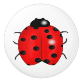 Lieveheersbeestje Keramische Knop (Voorkant)