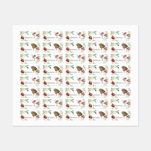 lieveheersbeestje | Kleding die aan een kledingstu Labels (Vel)