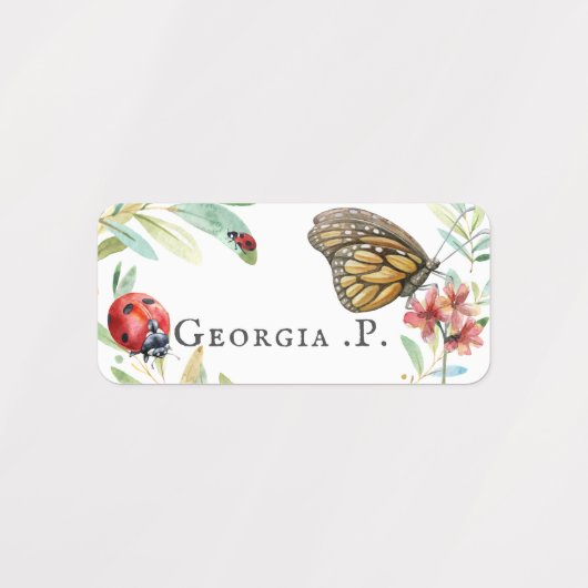 lieveheersbeestje | Kleding die aan een kledingstu Labels (Design 2)