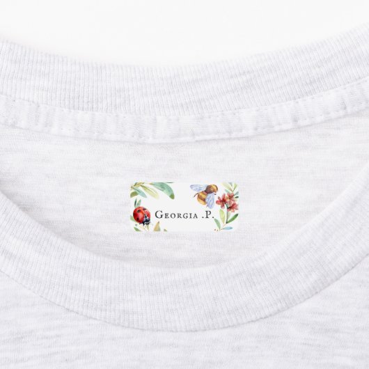 lieveheersbeestje | Kleding die aan een kledingstu Labels (Aangebracht)