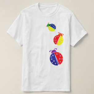 lieveheersbeestje kleur combo's t-shirt