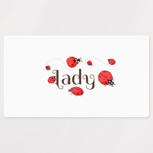 Lieveheersbeestje Labels (Design 2)