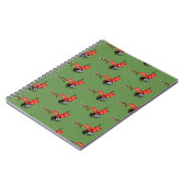 Lieveheersbeestje, Lady bird fly Spiral Notitieboe Notitieboek (Linkerzijde)