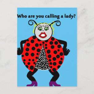 lieveheersbeestje Lady Bug Funny Briefkaart