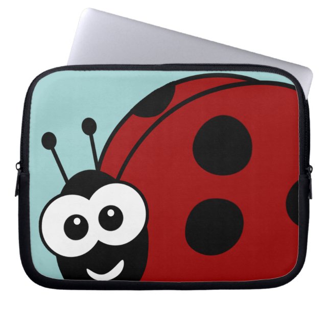 Lieveheersbeestje Laptop Sleeve (Voorkant)
