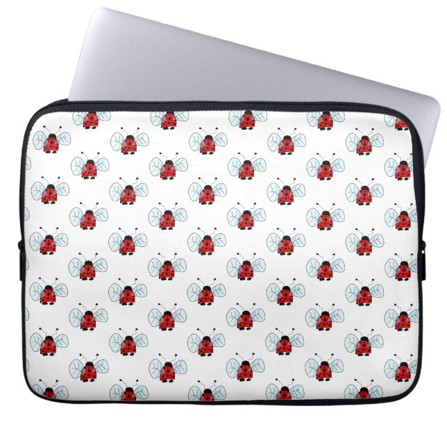 Lieveheersbeestje Laptop Sleeve (Voorkant)