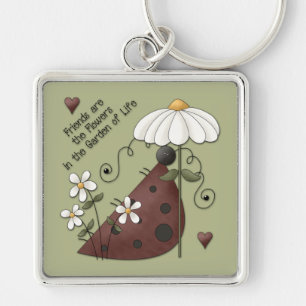 Lieveheersbeestje Liefde en Vriendschap Sleutelhan Sleutelhanger