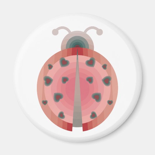lieveheersbeestje liefde magneet (Voorkant)