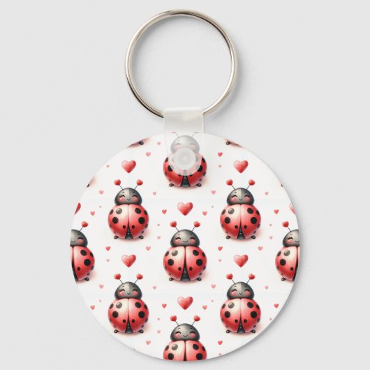 Lieveheersbeestje Liefde (persoonlijk) Sleutelhanger (Voorkant)