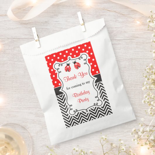 lieveheersbeestje lieveheersbeestje bedankzakje (Geknipt)